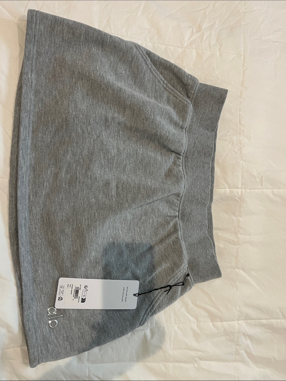 ALO Yoga Heather Gray Circle Skirt